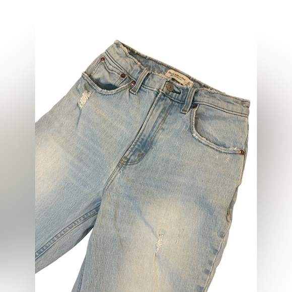 Abercrombie & Fitch high rise mom Jean 00R 24 - Picture 6 of 9